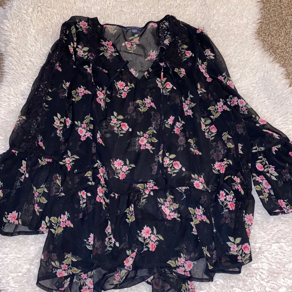 AE sheer top